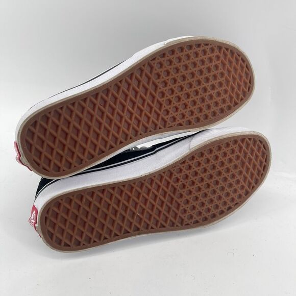 Vans Sk8-Hi Black & White Suede Canvas Sneakers | Unisex M7.5 / W9, Streetwear - Picture 9 of 16